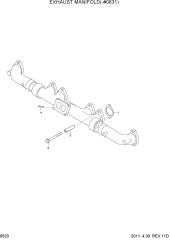EXHAUST MANIFOLD(-#0631)