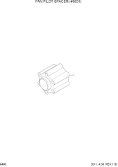 FAN PILOT SPACER(-#0631)