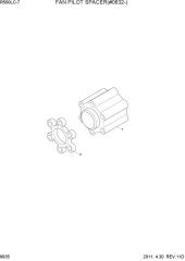 FAN PILOT SPACER(#0632-)