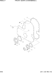 FRONT GEAR COVER(#0632-)