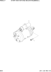START MOTOR AND MOUNTING(#0632-)