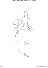 TURBOCHARGER PLUMBING(-#0631)