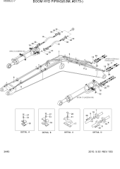 BOOM HYDRAULIC PIPING(6.8M, #0173-)