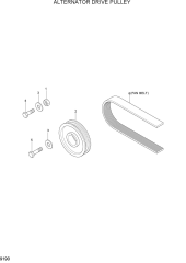 ALTERNATOR DRIVE PULLEY