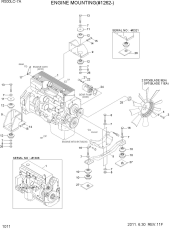 ENGINE MOUNTING(#1262-)