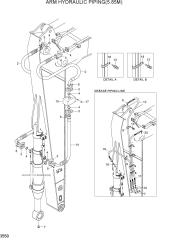 ARM HYDRAULIC PIPING(5.85M)