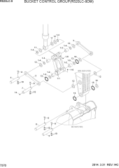 BUCKET CONTROL GROUP(R520LC-9DM)
