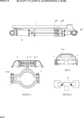 BUCKET CYLINDER & GUARD(R520LC-9DM)