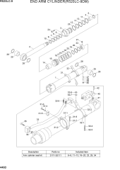 END ARM CYLINDER(R520LC-9DM)
