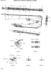 ARM HYD PIPING 2(R520LC-9DM)