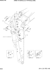 ARM HYDRAULIC PIPING(2.9M)