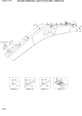 BOOM GREASE LUB SYS(10.0M, L/REACH)
