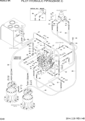 PILOT HYDRAULIC PIPING(BASE 2)
