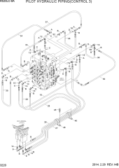 PILOT HYDRAULIC PIPING(CONTROL 3)