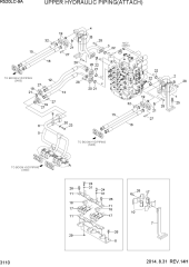 UPPER HYDRAULIC PIPING(ATTACH)