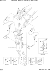 ARM HYDRAULIC PIPING(4.0M,LONG)