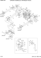 UPPER HYDRAULIC PIPING(ATTACH)