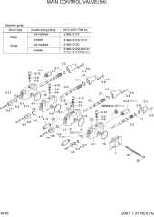 MAIN CONTROL VALVE(1/4)