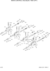 MAIN CONTROL VALVE(2/4, TWO OPT)
