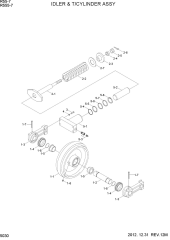 IDLER & T/CYLINDER ASSY