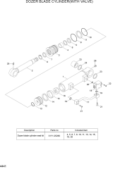 DOZER BLADE CYLINDER(WITH VALVE)