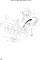 QUICK CLAMP ASSY(HOOK TYPE 1)
