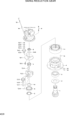 SWING REDUCTION GEAR