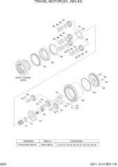 TRAVEL MOTOR(3/3, JMV-43)