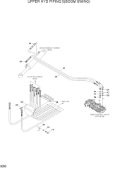 UPPER HYDRAULIC PIPING 5(B/SWING)