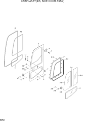CABIN ASSY(4/6, SIDE DOOR ASSY)