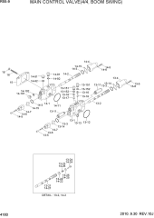 MAIN CONTROL VALVE(4/4, BOOM SWING)