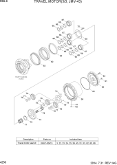 TRAVEL MOTOR(3/3, JMV-43)