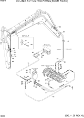 DOUBLE ACTING HYD PIPING(BOOM FIXED)