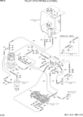 PILOT HYD PIPING 4 (TANK)