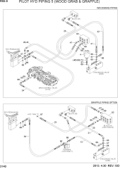 PILOT HYD PIPING 5 (WOODGRAB & GRAPPLE)