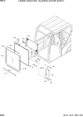 CABIN ASSY(5/5, SLIDING DOOR ASSY)