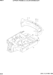 UPPER FRAME & COUNTERWEIGHT