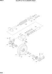 IDLER & T/CYLINDER ASSY
