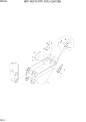 BUCKET(0.07M3 SAE HEAPED)