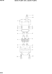 MAIN PUMP(4/4, GEAR PUMP)