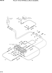 PILOT HYD PIPING 2 (RCV DOZER)