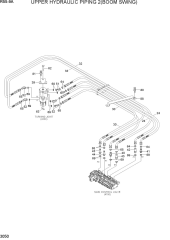 UPPER HYDRAULIC PIPING 2 (BOOM SWING)
