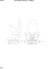 SEAT(MECHANICAL, FABRIC)