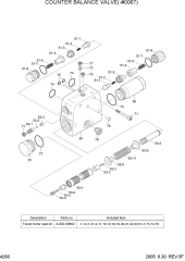 COUNTER BALANCE VALVE(-#0067)