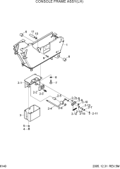 CONSOLE FRAME ASSY(LH)