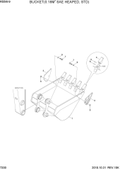 BUCKET(0.18M3 SAE HEAPED, STD)
