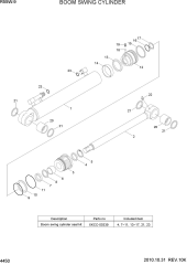 BOOM SWING CYLINDER