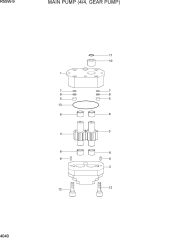 MAIN PUMP(4/4, GEAR PUMP)