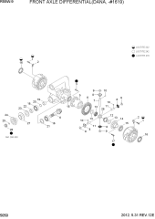 FRONT AXLE DIFFERENTIAL(DANA, -#1619)
