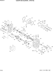 GEAR BOX(DANA, -#1619)